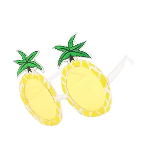 Schöne Obst Thema Sonnenbrille Protectiove Sonnenbrille Für Erwachsene Teenager Pool Party Und Urlaub Dressingup Zubehör Ananas Form Brille von Qcbuegof