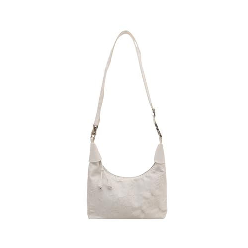 Stickerei Umhängetasche für Frauen Handtaschen Mode Clutch Abendtasche Chinesischer Stil Handtasche Umhängetasche Chines, Weiß von Qcbuegof