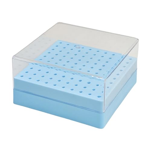 Tragbare Maniküre Drill Bit Holder 100 Kapazität Transparent Behälter Organisation für Salon oder Heimgebrauch Maniküre Drill Bit Organizer Box von Qcbuegof