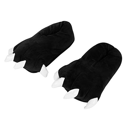 Hausschuhe Pantoffeln Soft Plüsch Haus Tier Kostüm Pfote Claw Schuhe Neuheit Monster-kralle Schlappen Plüschpantoffel Cartoon Drachenfüße 3D Slipper Tierhausschuhe von Qchomee