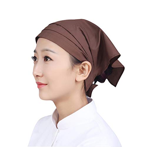 Kochmütze Chef Hut Japanischen Stil Arbeitskappe Dreieck Kochhaube mit Klettverschluss Kochhut Männer Frauen Staubhut Kinder Jungen Mädchen Bäcker Hut Kopfbedeckung für Restaurant BBQ Küche Zeichnen von QCHOMEE