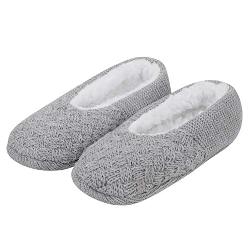 Qchomee Hausschuhe Damen Herren Unisex Pantoffeln Soft Winter Schuhe Warm Schlappen Home Indoor Familie Plüschpantoffeln Gemütliche Weiche Leicht Pantoletten rutschfeste Winterhausschuhe Hüttenschuhe von Qchomee