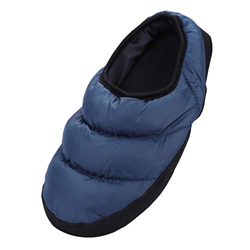 Unisex Daunenschuhe Anti Rutsch Hausschuhe Damen Herren Winter Pantoffeln Leicht Weich Winterhausschuhe Indoor Outdoor Warm Schuhe Geschlossen Slipper Warmfutter Wärmeschuhe Baumwolle Hüttenschuh von Qchomee