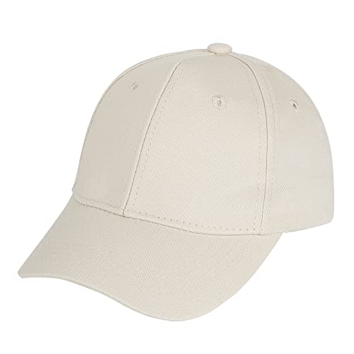 Qchomee Kinder Snapback Cap Kappe Baumwolle Baseball Cap Einfarbig Sonnenhut Outdoor Hut Verstellbare Baseballkappe Junge Mädchen Basecap Sport Unisex Baseball Mütze Kopfbedeckung Outdoor von Qchomee