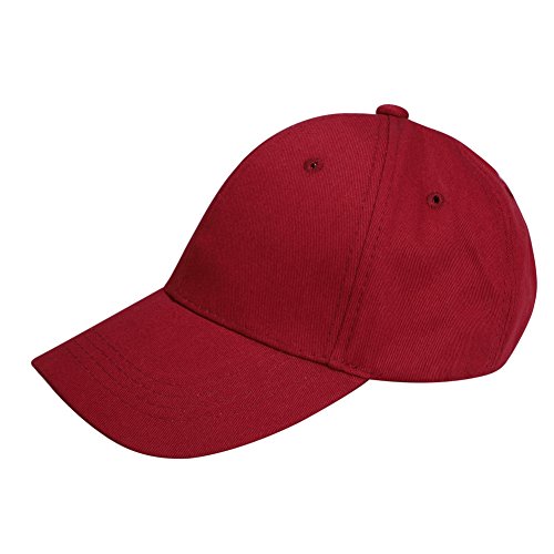 Qchomee Kinder Snapback Cap Kappe Baumwolle Baseball Cap Einfarbig Sonnenhut Outdoor Hut Verstellbare Baseballkappe Junge Mädchen Basecap Sport Unisex Baseball Mütze Kopfbedeckung Outdoor von Qchomee