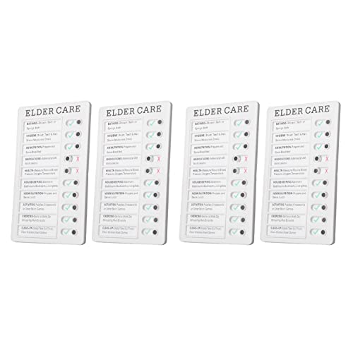 Abnehmbare, Recycelbare, Tragbare Checklistentafel für Selbstgemachte Reisepläne, 4-teiliges Aufgabentabellen-Memo-Checklistenbrett für Aufgabentabellen für, PVC-Material für von Qcwwy