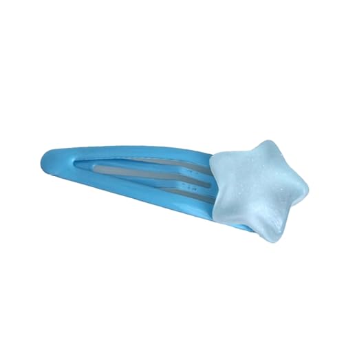 Charmante Wolken Sterne Frauen Haarspange Halter Kunststoff Harz Metall Haarschmuck mit niedlichem Design für Studenten Stilvolle Dekoration (#1) von Qcwwy