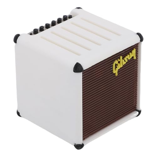 Qcwwy Guitar Pick -Halter -Organizer, Guitar Picks Holder Box Stylish 5 Guitar Picks Organizer Case Compact Guitar Accessoires Display Box für Musiker Musikbegeisterte (weiß B) von Qcwwy