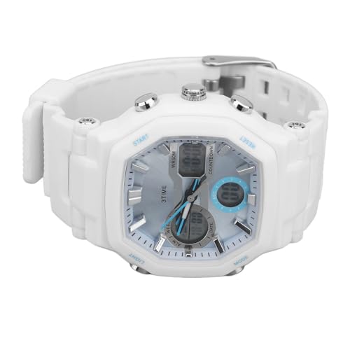 Qcwwy Wassersicher Analoge Digitale Sportuhr mit Multifunktionalem LED -Display für Studenten, Ideales für Outdoor -Sportarten von Qcwwy