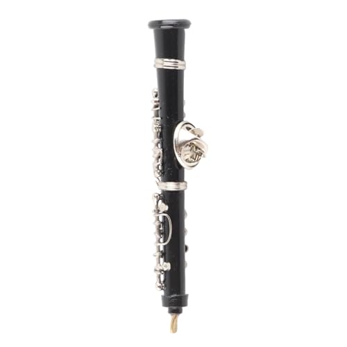 Sicherheitsnadeln, Instrument Mode Revers Brosche Pin mit Rot Samt Gepolstert Instrument Fall für Männer Frauen Musik Liebhaber Miniatur Hobo Brosche, Mini Hobo Musical von Qcwwy