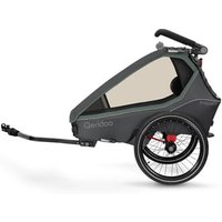 Qeridoo® Kinderfahrradanhänger Kidgoo1 Ivy Green Kollektion 2023 von Qeridoo