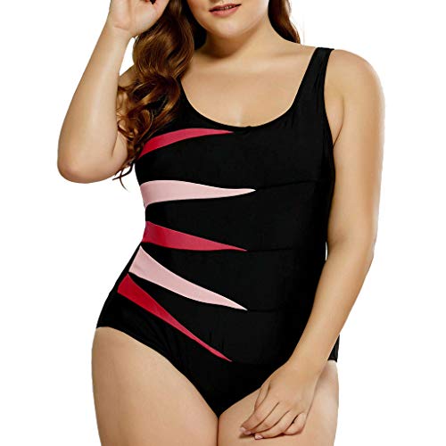 Qersh Damen Badeanzug Sport Bademode Damen Bauchweg Einteiliger Badeanzug Push Up Badeanzüge Damen Swim Suit Monokini Damen Strandmode Damen Sommer von Qersh