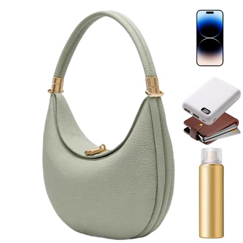 Qfdiwr Crescent Tasche | Damen Umhängetasche Crescent Umhängetasche - Kunstleder Handtasche Shopper Modeaccessoire Für Damen Arbeit Freizeit Urlaub von Qfdiwr