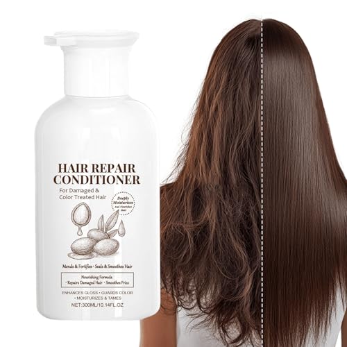 Qfdiwr Feuchtigkeitsspendendes After-Shampoo | 400 ml Intensiv-Reparaturcreme | langanhaltende feuchtigkeitsspendende Schutzpflege für den täglichen Gebrauch zu Hause Badezimmer Reise | Männer und von Qfdiwr