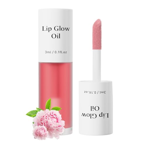 Qfdiwr Getöntes Lippenöl, getönt, feuchtigkeitsspendend, pflegend für die Lippen – Schönheitszubehör für Damen, Büro, Reisen, Hochzeit, Schule, Abend, Alltag Qfdiwr Getöntes Lippenöl, getönt, feuchtigkeitsspendend, pflegend für die Lippen – Schönheitszubehör für Damen, Büro, Reisen, Hochzeit, Schule, Abend, Alltag von Qfdiwr