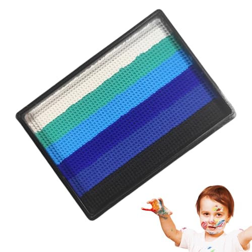 Qfdiwr Künstlerisches Make-up-Set, Körperbemalung – 6 Farben Make-up auf Wasser für Erwachsene Kinder Karneval Halloween Partys Hochzeit Geburtstag Konzert Festival Cosplay von Qfdiwr