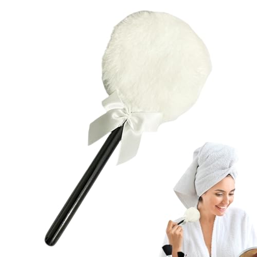 Qfdiwr Makeup Puder Puderpinsel, Makeup Puderquaste, Wiederverwendbare Sanfte 6 Stück Lollipop Design Beauty Tools für Zu Hause und Unterwegs Konturieren Verblenden Damen Foundation Mädchen von Qfdiwr