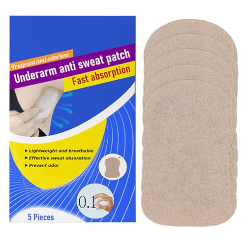 Qfdiwr Schweißpads unter den Armen für Frauen, Achselhöhlen, Sweatpads – 5 x unter den Achselpads Wonder – unsichtbar, schweißableitend, atmungsaktiv, für Leistung von Qfdiwr
