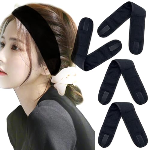 Qgond Weiche Spa-Stirnbänder – verstellbare Gesichtswäsche & Make-up-Wickel für Frauen und Mädchen, 4 Stück Qgond Weiche Spa-Stirnbänder – verstellbare Gesichtswäsche & Make-up-Wickel für Frauen und Mädchen, 4 Stück von Qgond