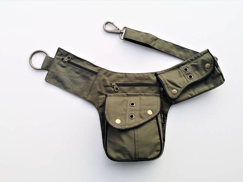 Tasca Marsupio in Cotone , Borsa, Cinta Portaoggetti Viaggio Festival Passaporto von Qhiss