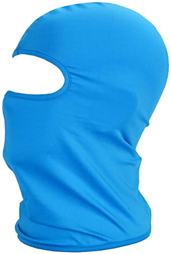 Qiafeiye Sturmhaube UV-Schutz Balaclavas für Herren/Damen Dünn und Atmungsaktiv Gesichtsmaske Multifunktional Vollgesichtsmaske für Outdoor-Sport Motorrad Fahrrad für Winter Sommer Himmelblau von Qiafeiye