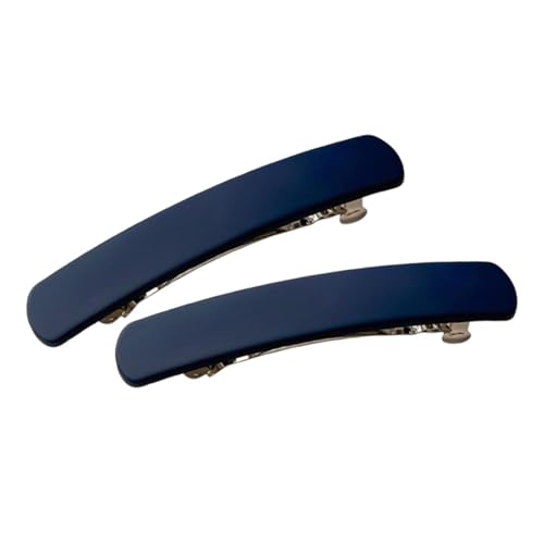 Qianly 2pcs Haarbarrettes für Frauen Modelle Französisch Französische Haare Clips, Blau von Qianly