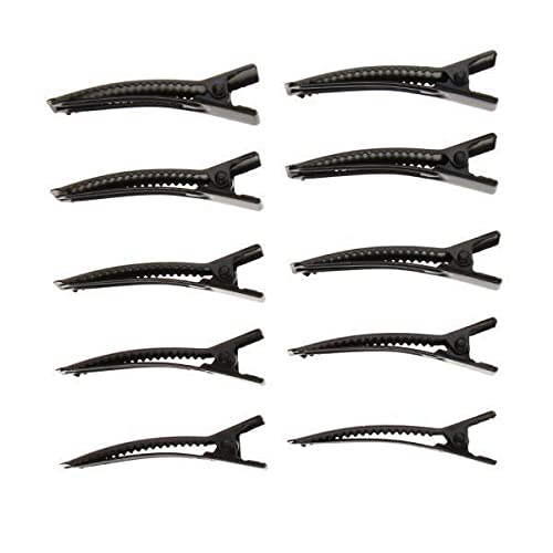 Qianly 4 X 10 Stück Metallspange Schwarz DIY Schleife Blanko Haarspangen Klemme von Qianly