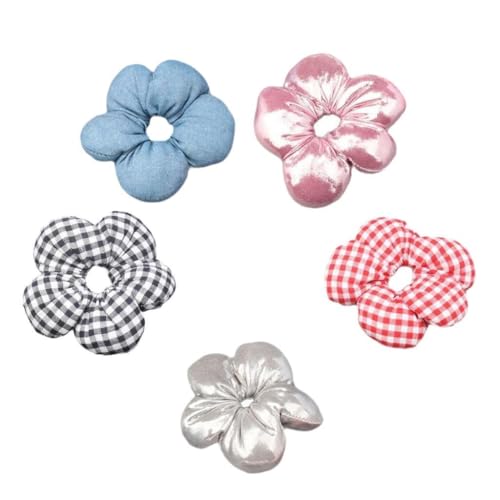 Qianly 5x Women Hair Scrunchies Seile Krawatten Brötchen Pferdeschwanzhalter für Tanzparty Brautdusche Qianly 5x Women Hair Scrunchies Seile Krawatten Brötchen Pferdeschwanzhalter für Tanzparty Brautdusche von Qianly