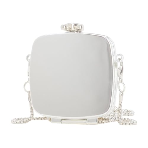 Qianly Brieftasche für Frauen kleine Modegeld Geldbörse für alltägliche Kleidung Reisen Freizeit, Silbernes Quadrat Qianly Brieftasche für Frauen kleine Modegeld Geldbörse für alltägliche Kleidung Reisen Freizeit, Silbernes Quadrat von Qianly