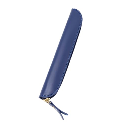 Qianly Federmäppchen Stifteetui Stiftetasche Und Schreibwaren Organizer Aus PU mit Schlankem Format Und Reißverschluss für Schule Büro Und Reisen, Blau Qianly Federmäppchen Stifteetui Stiftetasche Und Schreibwaren Organizer Aus PU mit Schlankem Format Und Reißverschluss für Schule Büro Und Reisen, Blau von Qianly