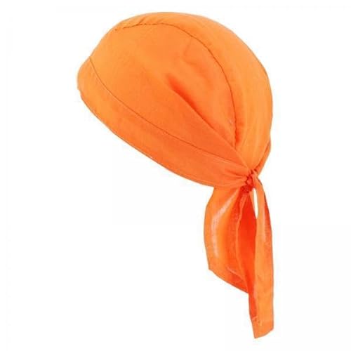 Qianly Head Wrap Stirnband Atmungsaktiv für Rollschuhlaufen Fitness Orange von Qianly