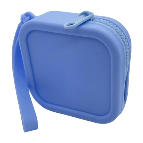 Qianly Kartenetui mit Reißverschluss für Schlüssel Und Kreditkarten Beim Einkaufen, BLAU Qianly Kartenetui mit Reißverschluss für Schlüssel Und Kreditkarten Beim Einkaufen, BLAU von Qianly