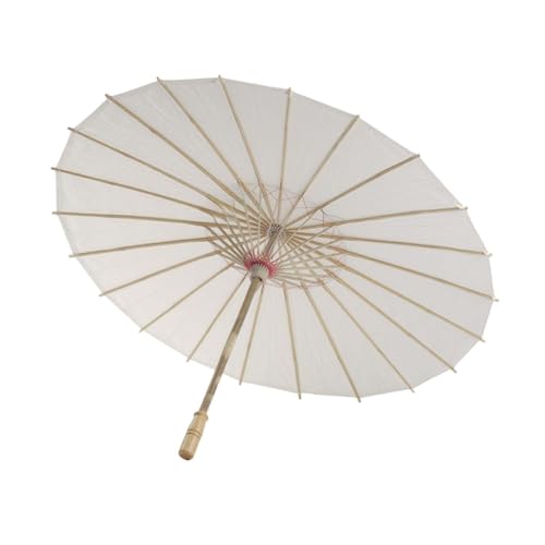 Qianly Leerer Papierschirm Regenschirm für Kinder Erwachsene Leichtes Dekoration Geschenk DIY Malmalerei Foto -Requisite für traditionelle von Qianly