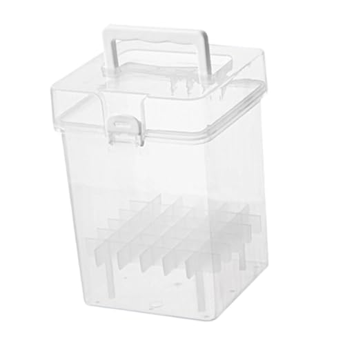 Qianly Marker Aufbewahrungsbox Stifte Organizer Tragbare Marker Tasche Aus Robustem PP Material Übersichtliche Slotstruktur für Malerei Büro Outdoor, 36 Steckplätze von Qianly