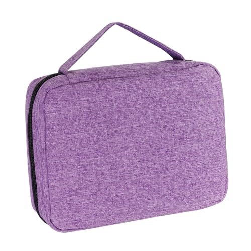 Qianly Organizer für Uhrenarmbänder, Tragbare Tasche für 20 Bänder, Handtasche für Männer Und Frauen, violett Qianly Organizer für Uhrenarmbänder, Tragbare Tasche für 20 Bänder, Handtasche für Männer Und Frauen, violett von Qianly