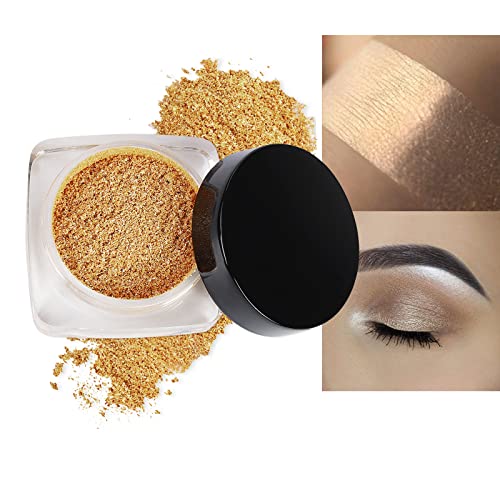 Ultra Pigment Schimmernder Lidschatten One Piece Metallic Sheer Iridescent Loose Eyeshadow Highlighter von Qianren