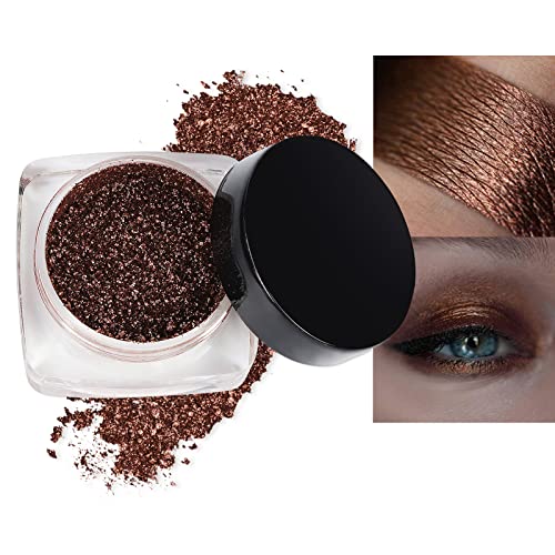 Ultra Pigment Schimmernder Lidschatten One Piece Metallic Sheer Iridescent Loose Eyeshadow Highlighter von Qianren