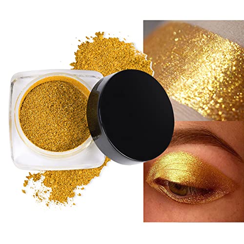 Ultra Pigment Schimmernder Lidschatten One Piece Metallic Sheer Iridescent Loose Eyeshadow Highlighter von Qianren