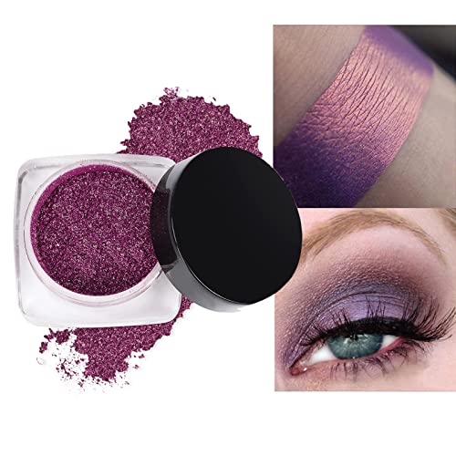 Ultra Pigment Schimmernder Lidschatten One Piece Metallic Sheer Iridescent Loose Eyeshadow Highlighter von Qianren