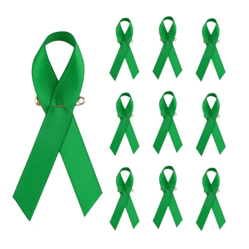 Qiantull 200 Stück Satinbänder mit Sicherheitsnadeln Satin Schleifen Anstecknadel Schleifenstifte Brosche Satin Bänder für Frauen Männer öffentliche Veranstaltungen 4x7,5cm Dunkelgrün von Qiantull