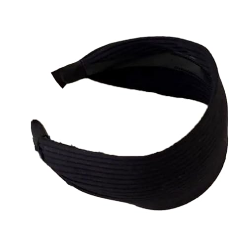 Qiantull Haarreifen Damen Stirnbänd Haarreif Stirnband Stirnbänder Haarband Haarschmuck Stoff Haarbänder Kopfschmuck Anti-Rutsch Haarreifen Zubehör für Frauen und Mädchen schwarz 1# von Qiantull