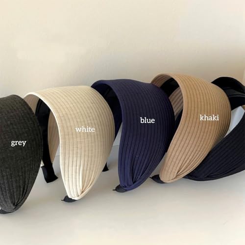 Qiantull Haarreifen Damen Stirnbänd Haarreif Stirnband Stirnbänder Haarband Haarschmuck Stoff Haarbänder Kopfschmuck Anti-Rutsch Haarreifen Zubehör für Frauen und Mädchen schwarz 7# von Qiantull