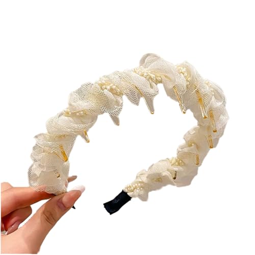 Qiantull Haarreifen Mädchen Stirnband Haarreif Stirnbänder Kopfband Modisches Haarband Rutschfest Haarbänder Haarschmuck Damen Haarreifen Haar Accessoires für Frauen und Mädchen 4# von Qiantull