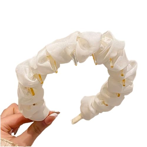 Qiantull Haarreifen Mädchen Stirnband Haarreif Stirnbänder Kopfband Modisches Haarband Rutschfest Haarbänder Haarschmuck Damen Haarreifen Haar Accessoires für Frauen und Mädchen 6# von Qiantull