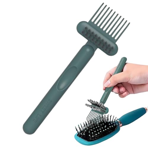 Haarbürsten Reiniger Tool - Haarbürsten Reinigungswerkzeuge Kammreiniger Rechen,2-in-1 Reinigungsrakel Für Entwirren Schmuckentfernung Reise Salon Haushalt Friseur Männer Frauen von Qiaonan