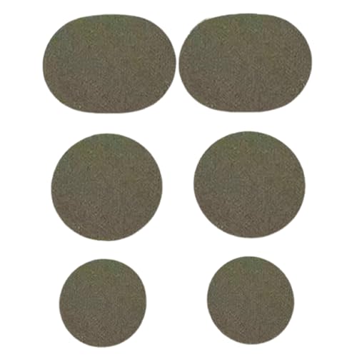 6 Stück Self-adhesive Repair Patches, Schuhreparatur Selbstklebenden Fersenflicken, Schuh Loch Reparatur Patch, Runden Selbstklebender FersenPatch, Selbstklebend Schuh Fersenschutz Für Sportschuhe von Qidures