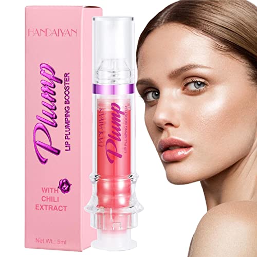 Lipgloss - Aufpolsterndes, feuchtigkeitsspendendes Glanzöl | Tragbarer, nicht klebender Lip Plumping Gloss, langanhaltender, getönter Lipgloss für Frauen, Mädchen, feuchtigkeitsspendend, Qihuyi von Qihuyi