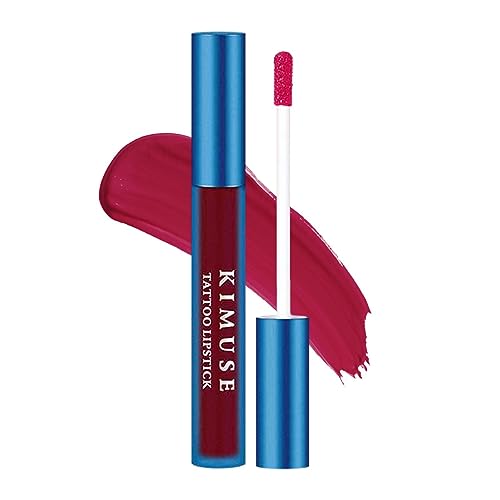 Peel-Off-Lipgloss - Tätowierender Lip Stain Gloss | Abziehbare farbige Maskentönung, langlebig, antihaftbeschichtet, wasserfest, abziehbar und schön aussehend, Geschenke für Frauen, Mädchen Qihuyi von Qihuyi