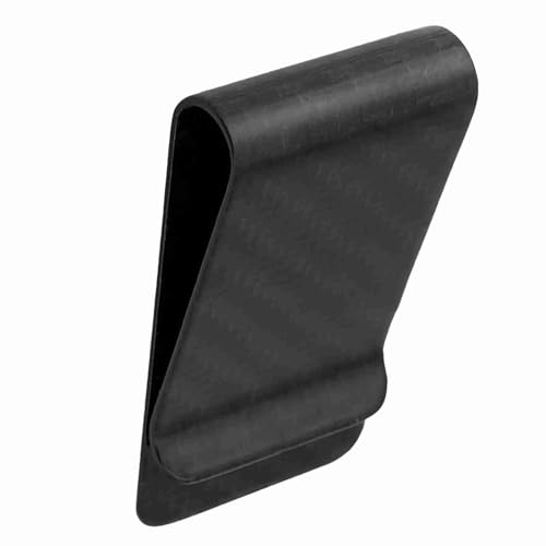 Ultralight Carbon Fiber Business Money Cash Clip Credit Cards Clamp Wallet Pince a Billet Argent Carbon Money Clip Bar Cash Travelambo Fiber Billets en Metal for Men Stainless von Qiilu