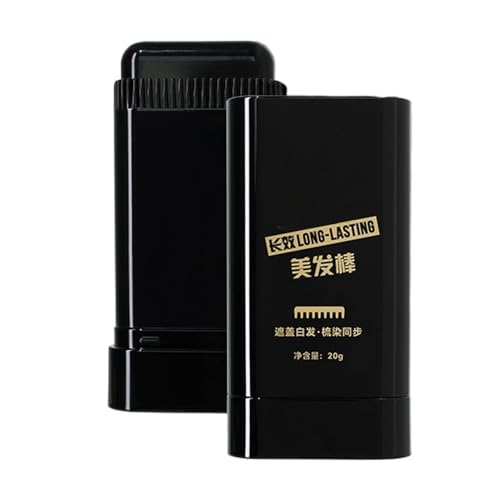 Haarfärbekamm, Temporäre Haarfärbemittel mit Kamm, Haarfärbestift, Grauhaarabdeckung für Frauen und Men, Hair Concealer, Haaransatz Shading Stick, Haarwurzel Concealer von Qikam